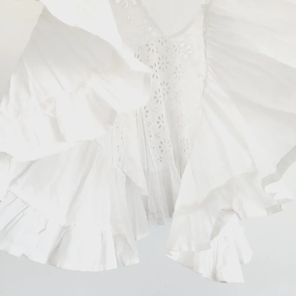 Free People White Eyelet Dress - Picture 8 of 11